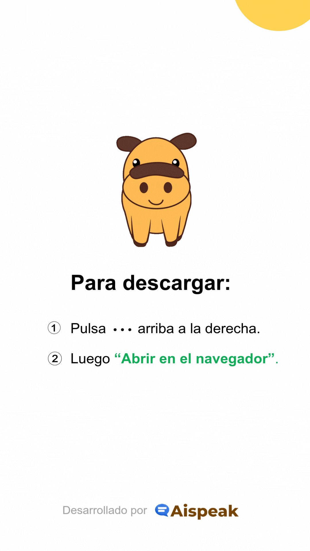 Cómo descargar Aispeak